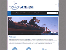 Tablet Screenshot of apmarine.com.cy